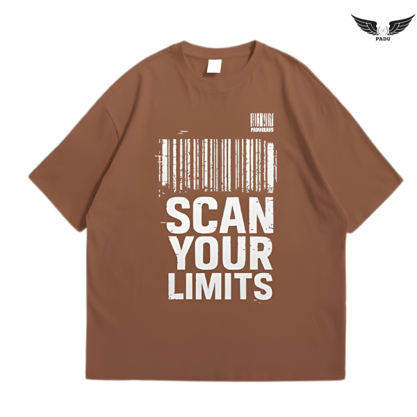 "Scan Your Limits" Oversized T-shirt