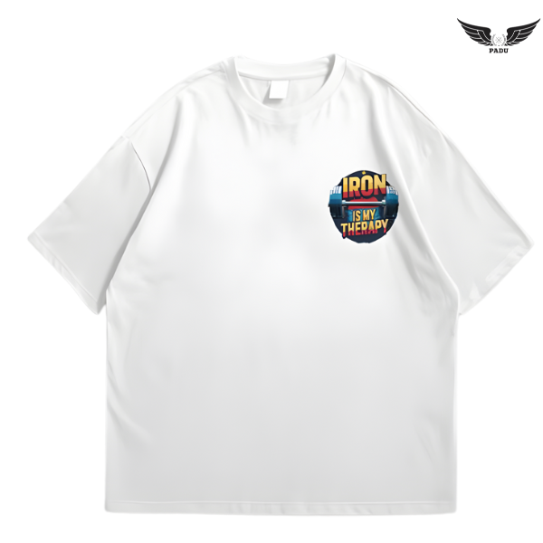 "Iron is My Therapy" Oversized T-shirt