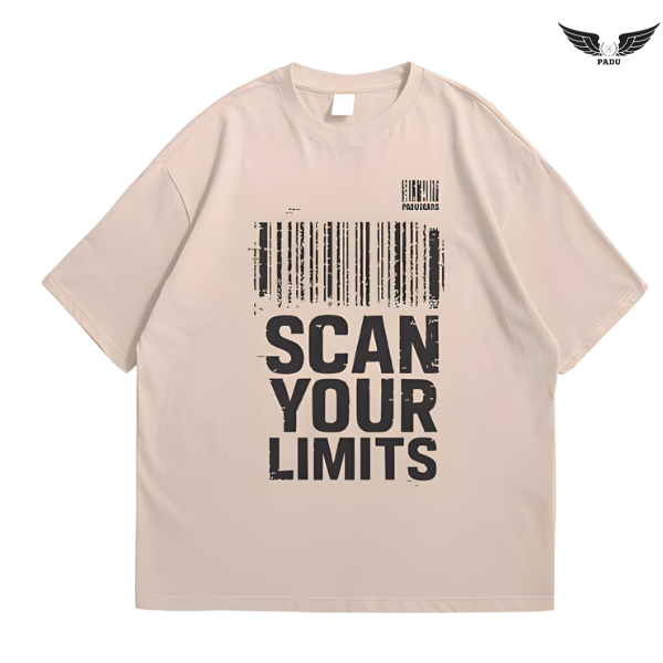 "Scan Your Limits" Oversized T-shirt