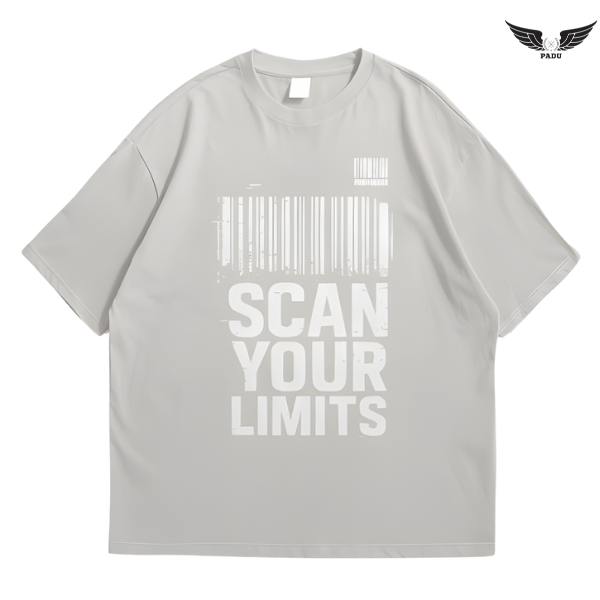 "Scan Your Limits" Oversized T-shirt