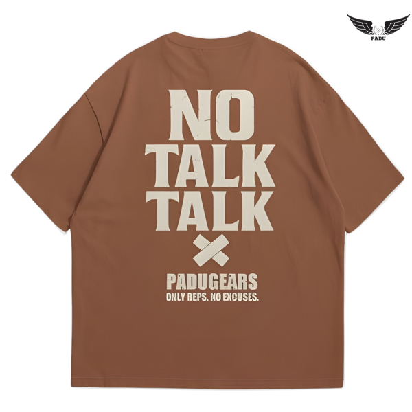 "No Talk Talk" Oversized T-shirt