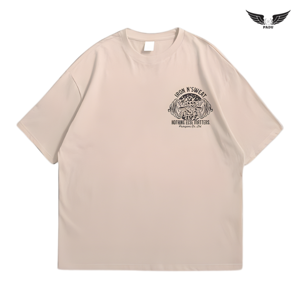 "Iron N' Sweat" Oversized T-shirt