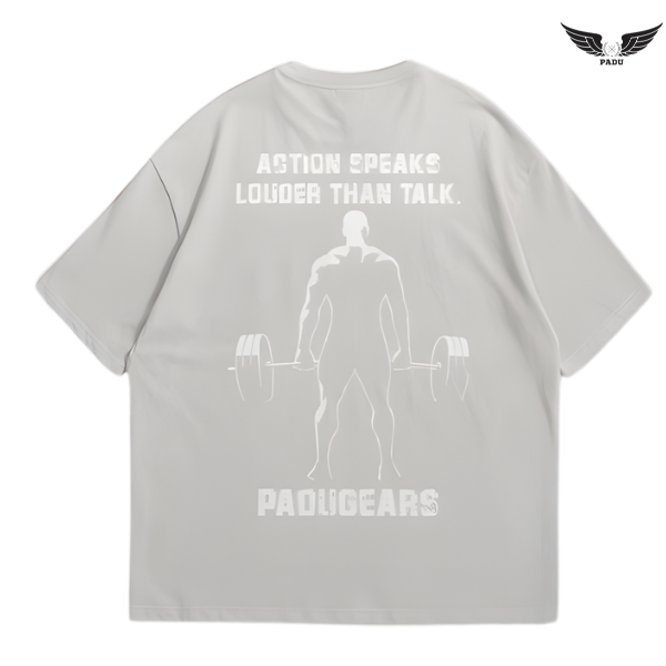 "Action Speaks Louder" Oversized T-shirt