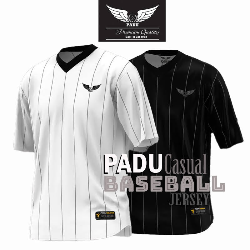 Baseball Casual Jersey in Black
