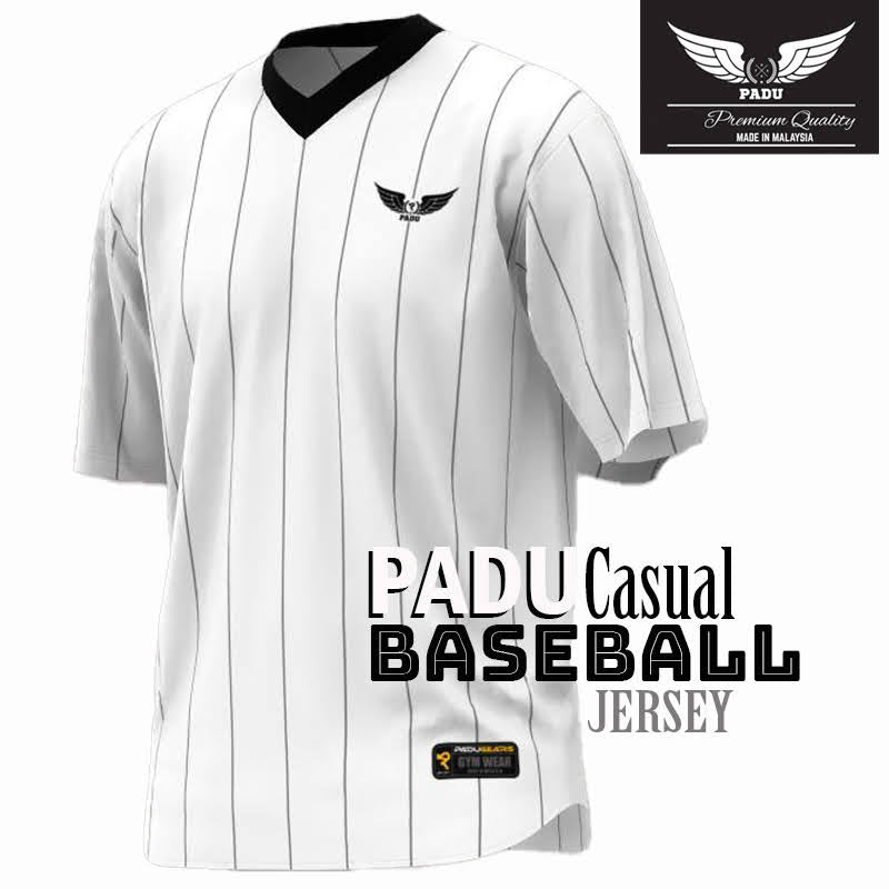Baseball Casual Jersey in White