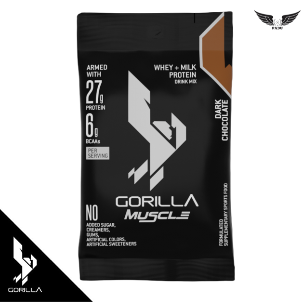 GORILLA Muscle Whey Protein On-The-Go (x10 Sachets/Box)