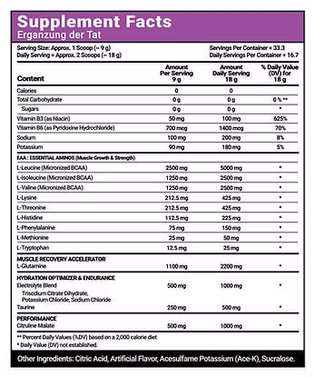 Muscle Kingdom Amino XTEN (Muscle Recovery, Energy)