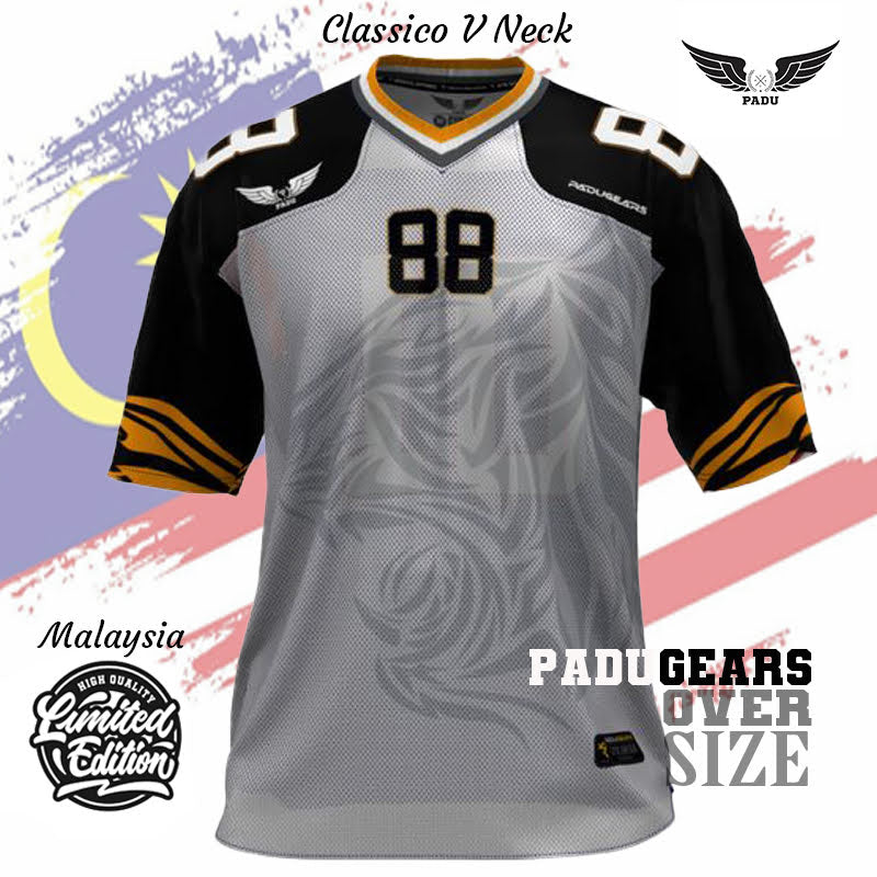 Malaysia '88 NFL Jersey in Black Grey