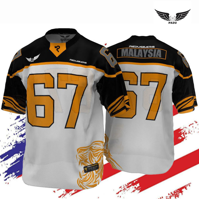 Gymwear '67 NHL Jersey in White Yellow