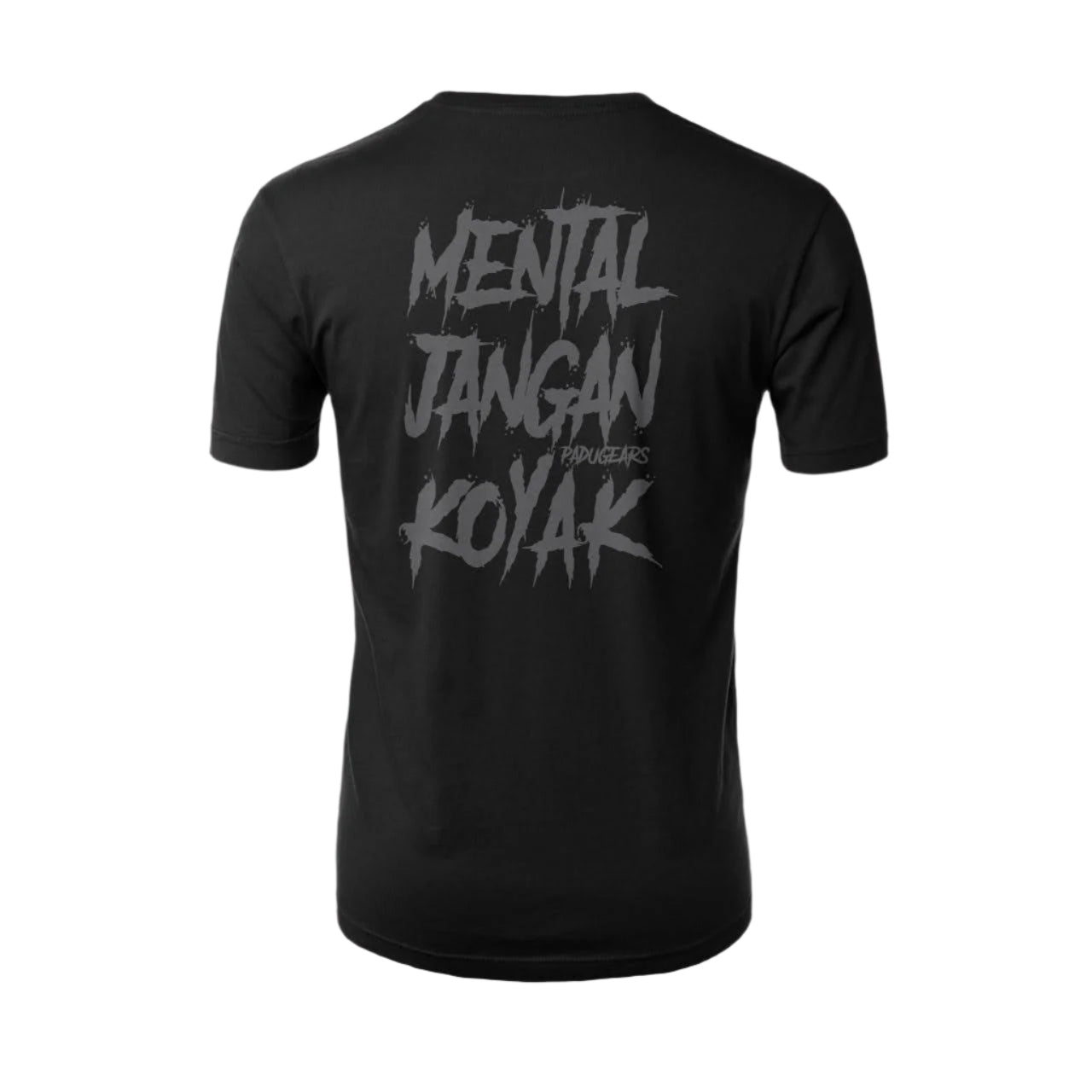 "Mental Jangan Koyak" Microfiber Tee- Black