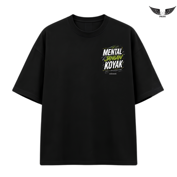 "Mental Jangan Koyak v2" Oversized T-shirt
