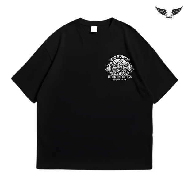 "Iron N' Sweat" Oversized T-shirt