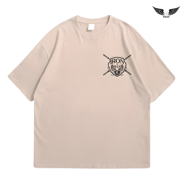 "Iron N' Sweat" Barbell Oversized T-shirt