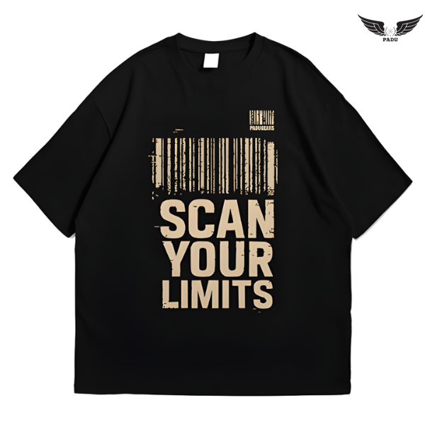 "Scan Your Limits" Oversized T-shirt