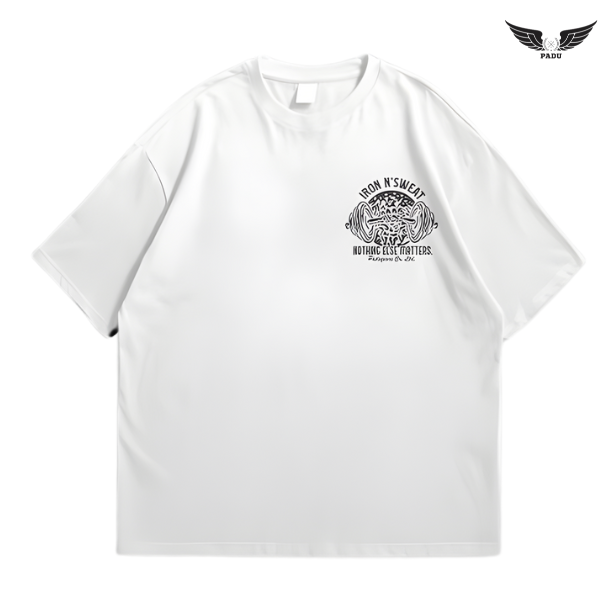 "Iron N' Sweat" Oversized T-shirt