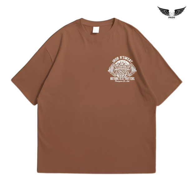 "Iron N' Sweat" Oversized T-shirt