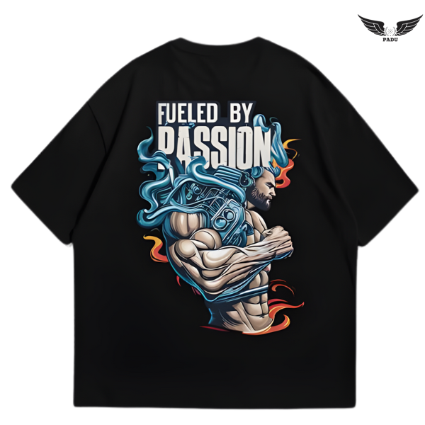 "Fueled by Passion" Oversized T-shirt