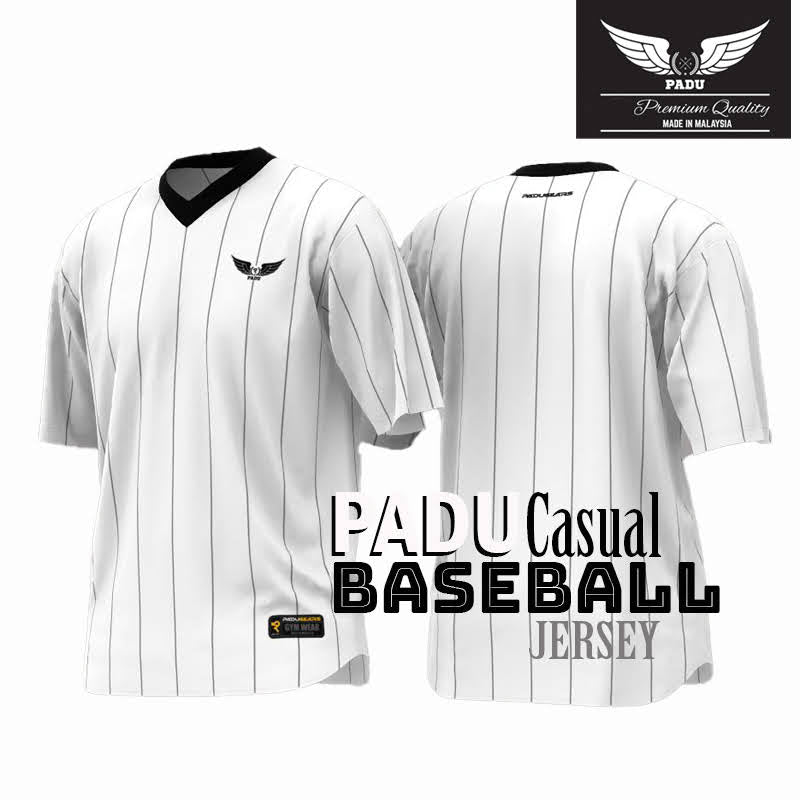 Baseball Casual Jersey in White