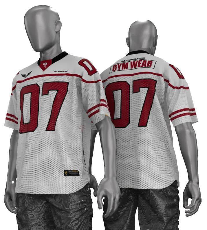 GymWear '07 NHL Jersey in White Red