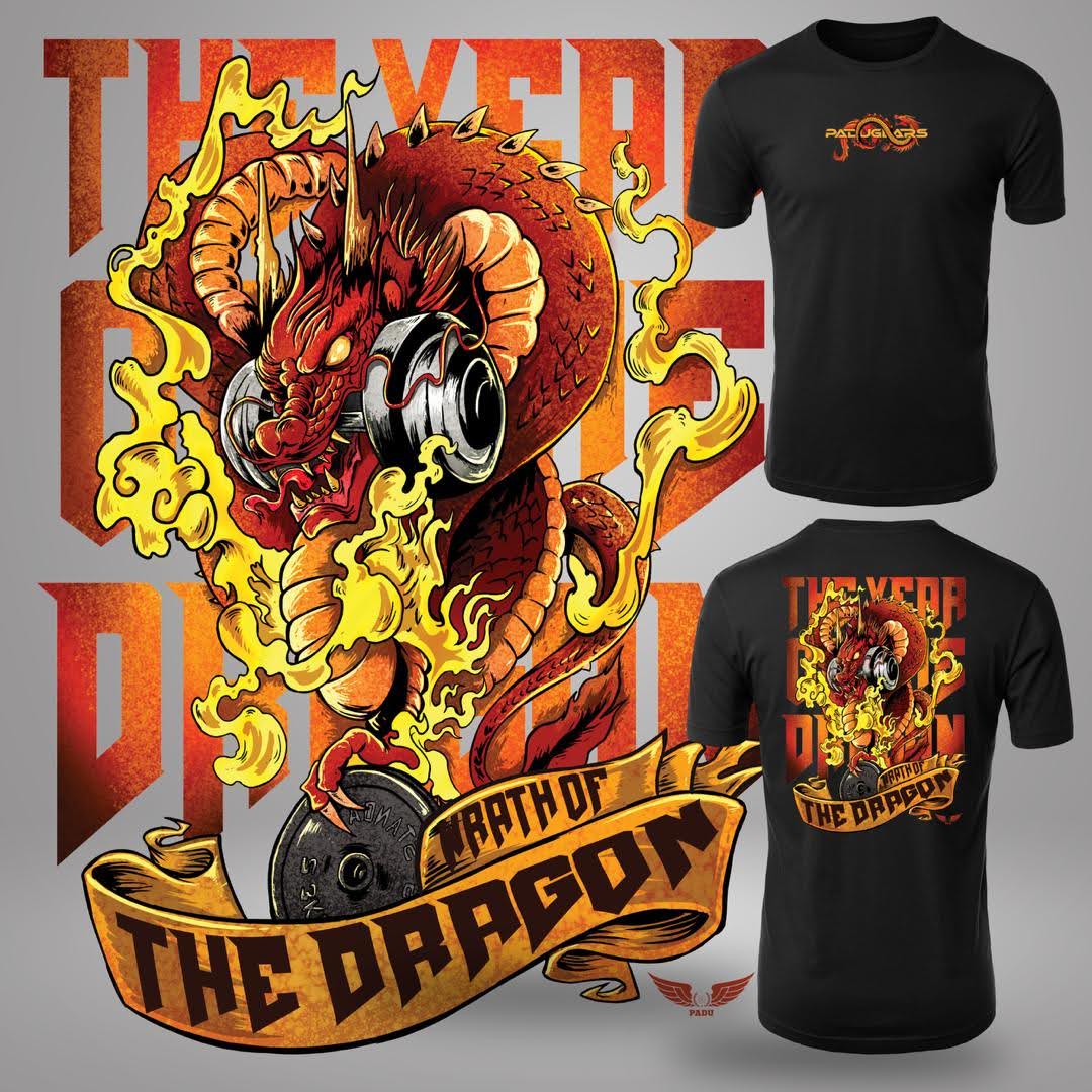 "The Wrath Of Dragon" Oversized T-Shirt (Microfiber)